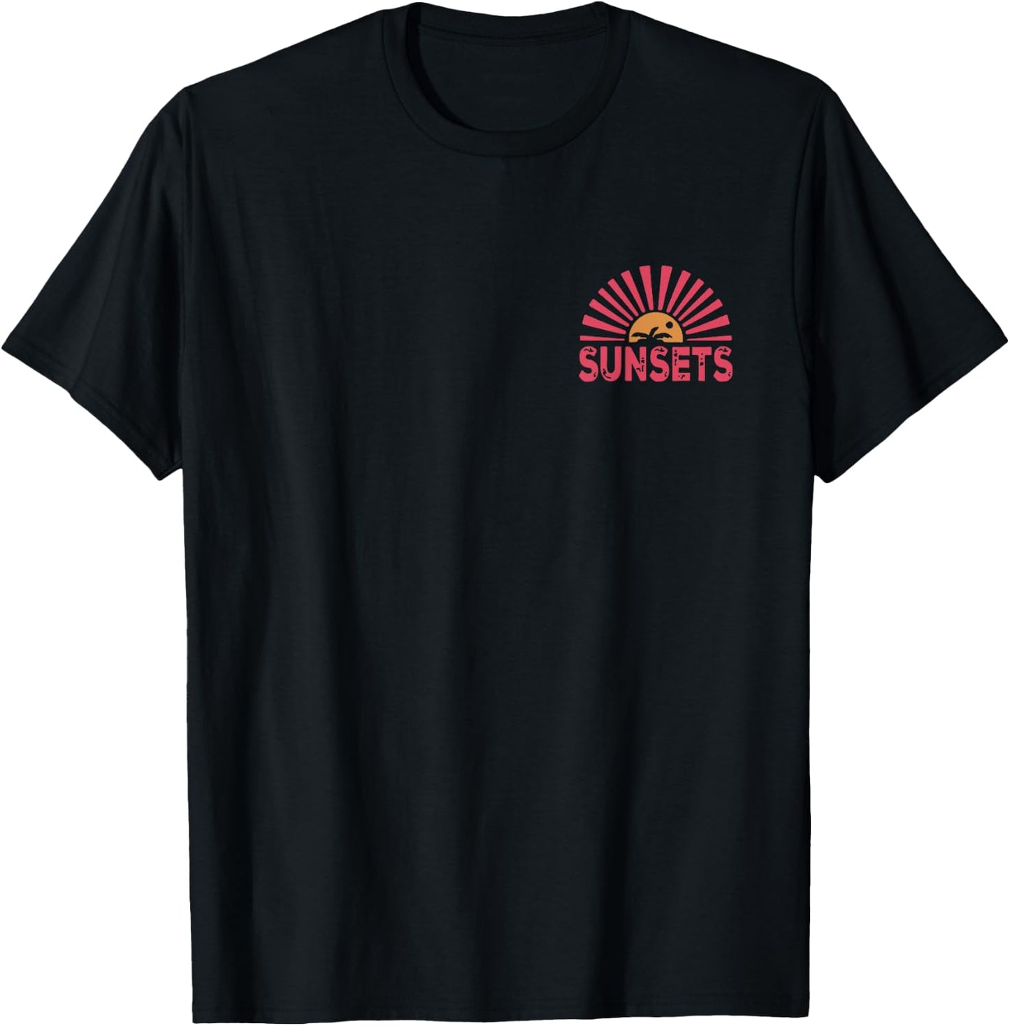 Forever Chasing Sunsets T-Shirt - T-Shirt | Black