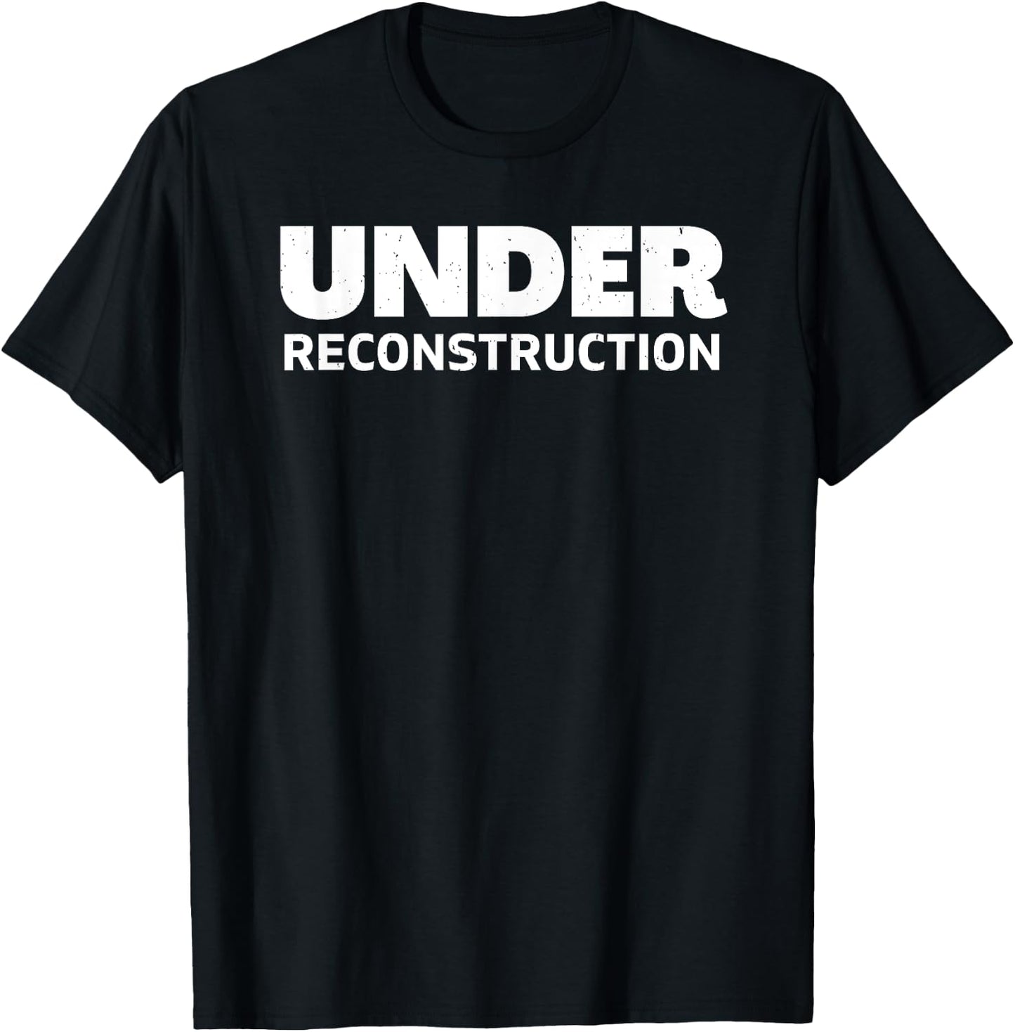 Under Reconstruction T-Shirt - T-Shirt | Black