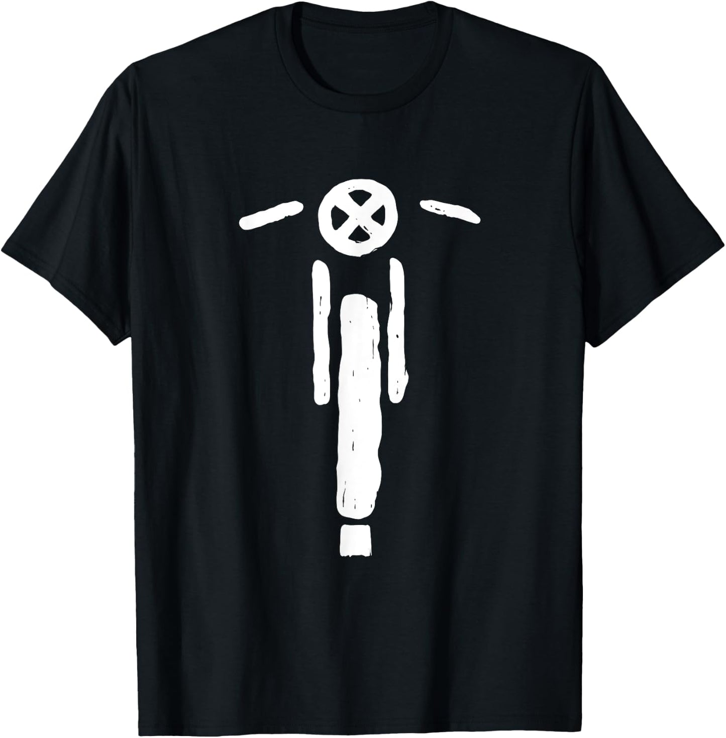 Cafe Racer On The Road - Vintage Motorcycle - Retro Bike T-Shirt - T-Shirt | Black