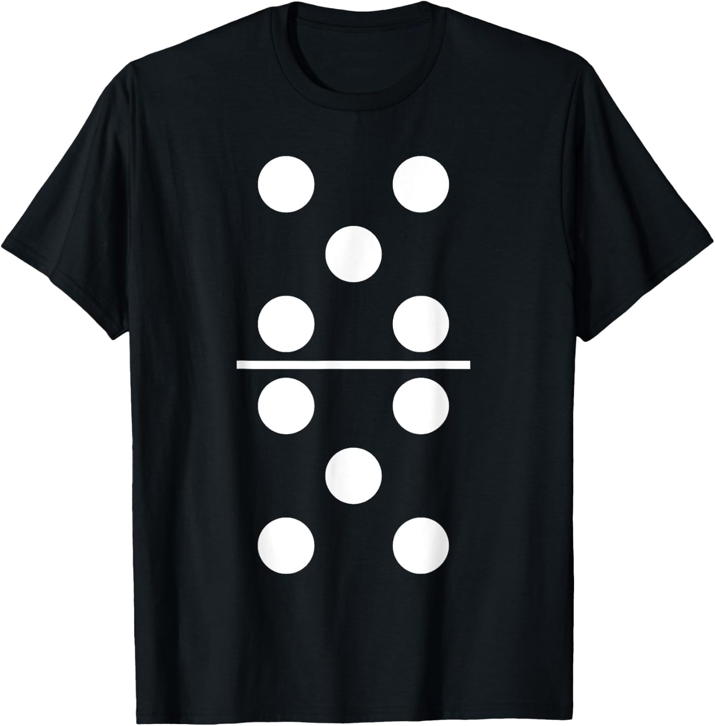 Domino Game 5 5 Matching Halloween Group Costume T-Shirt - T-Shirt | Black