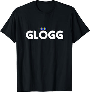 GLÖGG Sweden Flag Points Glogg T-Shirt - T-Shirt | Black