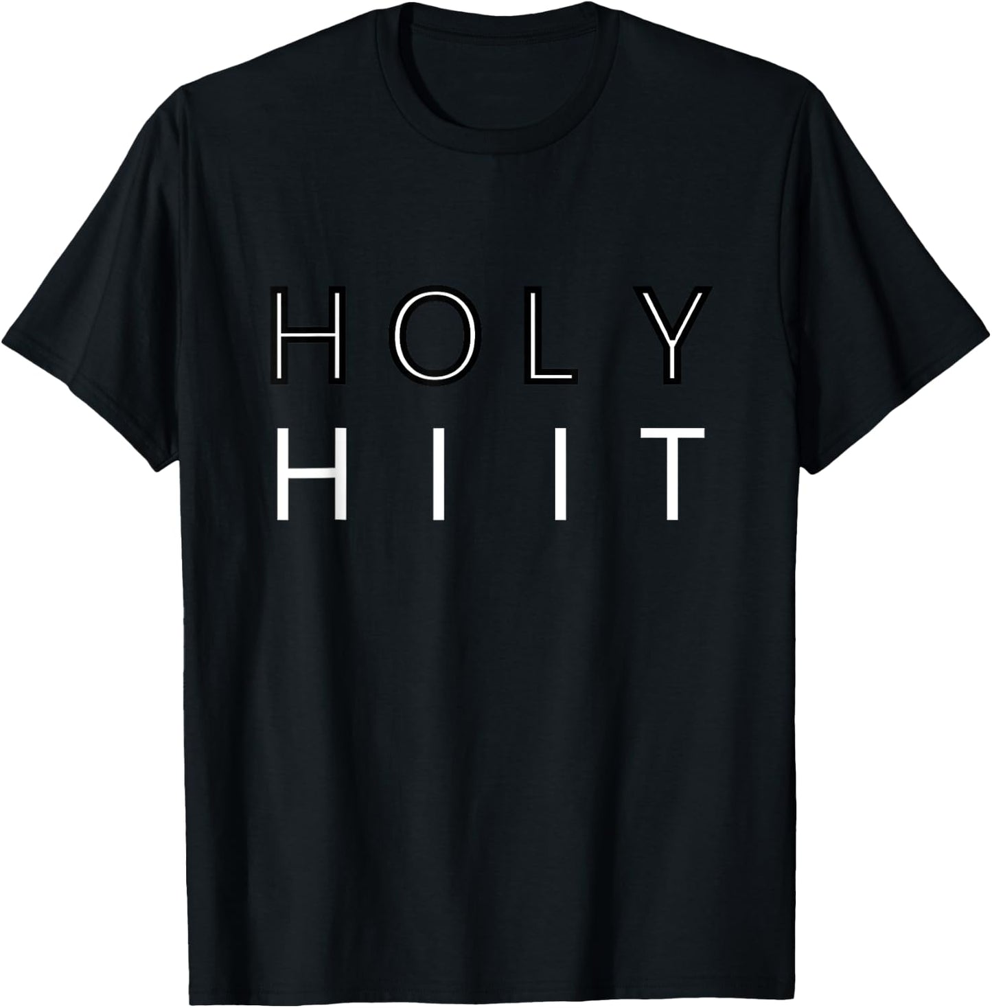 Cool Holy HIIT Design T-Shirt - T-Shirt | Black