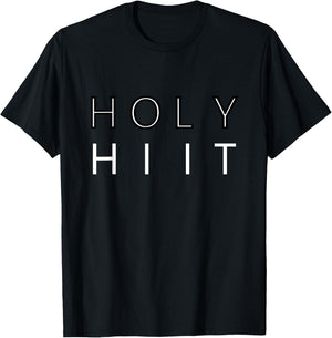 Cool Holy HIIT Design T-Shirt - T-Shirt | Black
