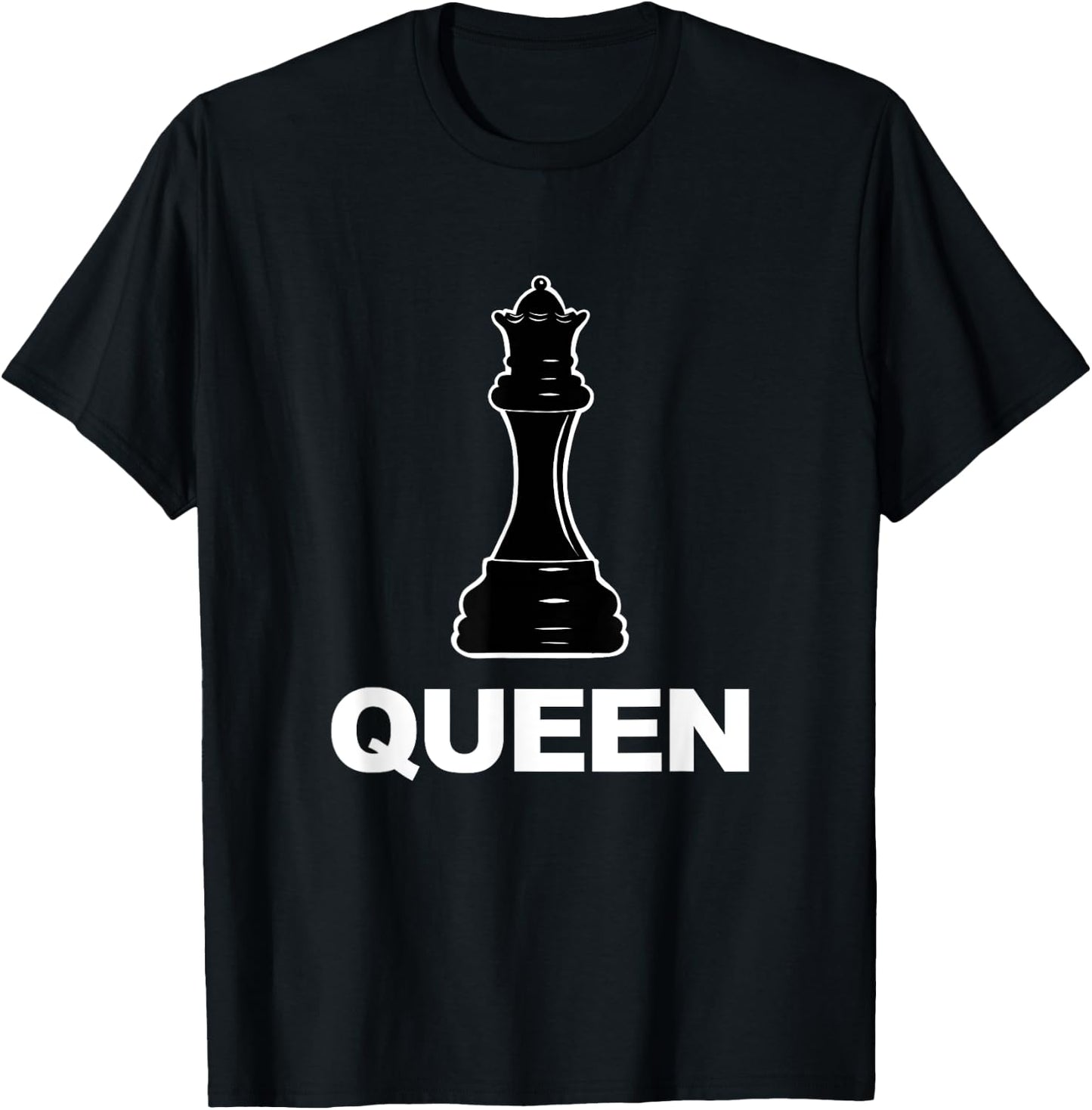Black Queen Chess Queen Chess Black Queen T-Shirt - T-Shirt | Black