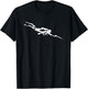 Spearfisher Spear Fishing Silhouette Spearfishing T-Shirt - T-Shirt | Black