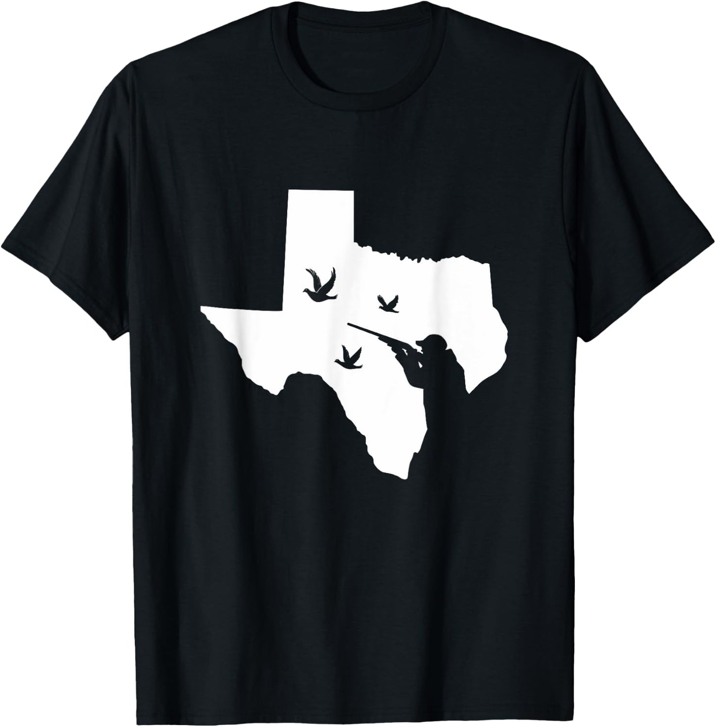 Vintage Texas Dove Hunting Gift Shirt - Bird Hunter T-Shirt - T-Shirt | Black