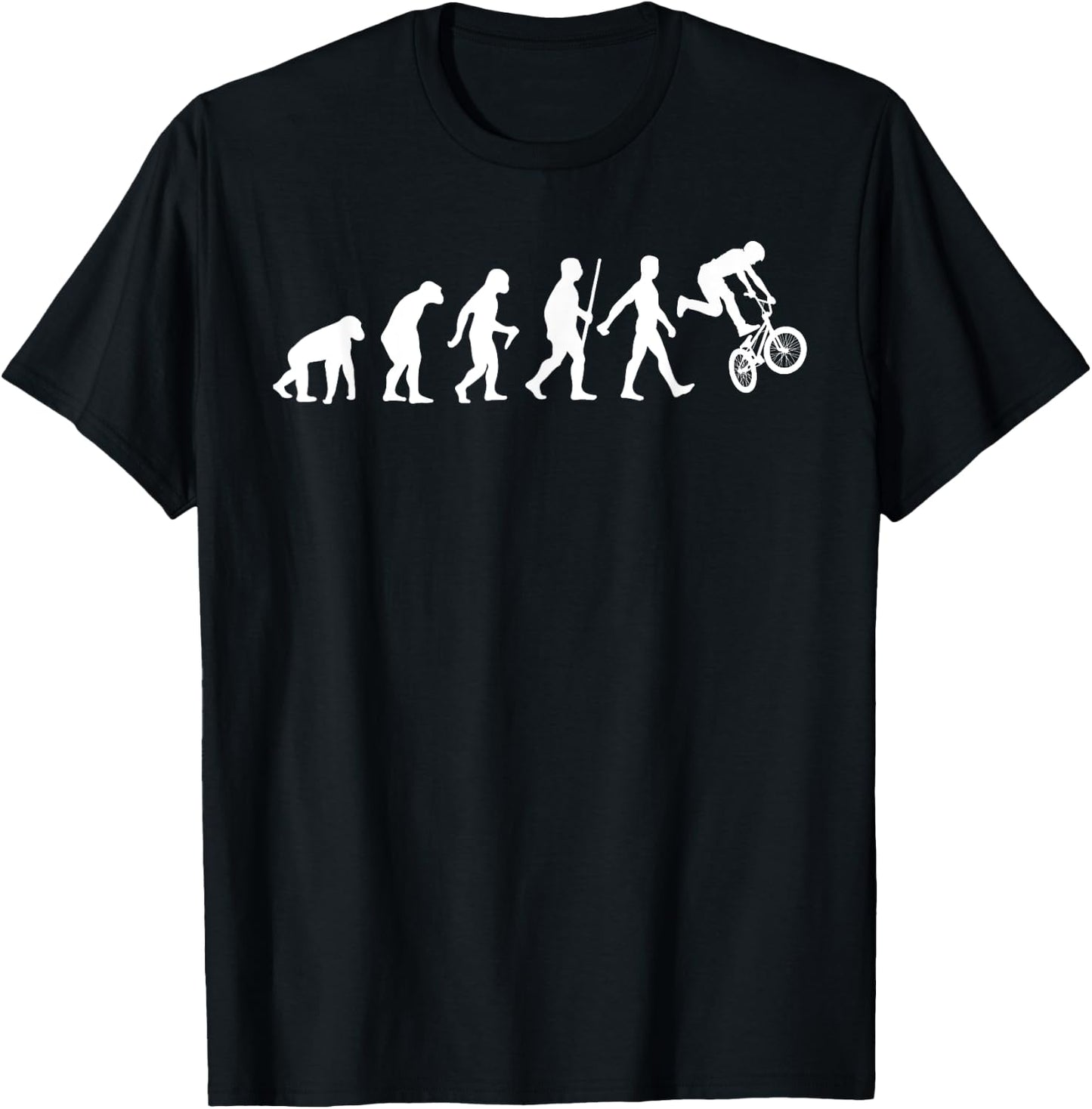 Funny BMX Bike Art Women Offroad Freestyle BMX Lover T-Shirt - T-Shirt | Black