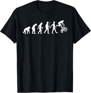 Funny BMX Bike Art Women Offroad Freestyle BMX Lover T-Shirt - T-Shirt | Black
