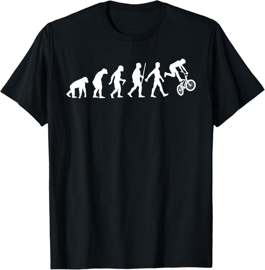 Funny BMX Bike Art Women Offroad Freestyle BMX Lover T-Shirt - T-Shirt | Black