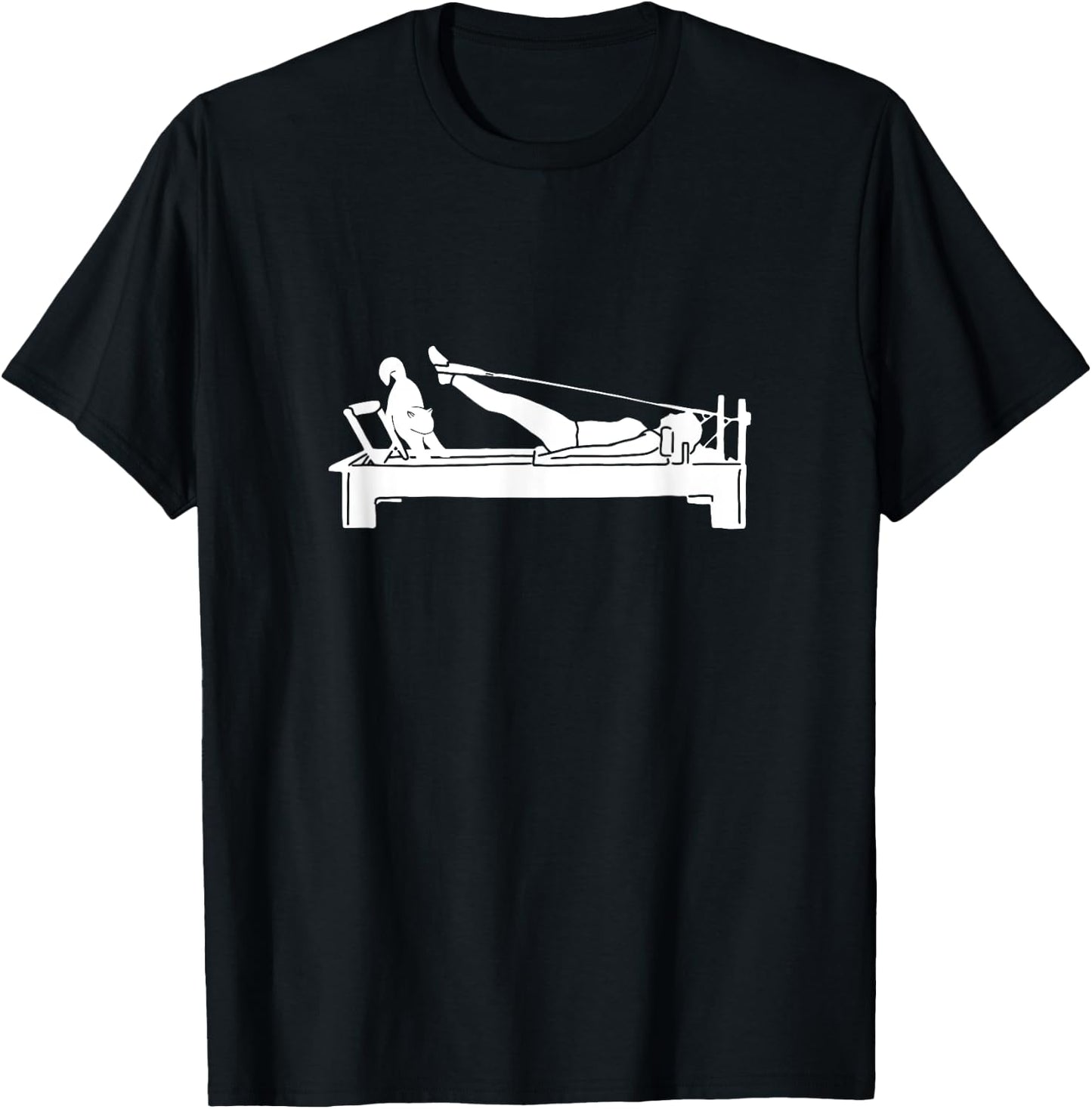 Pilates cat Reformer Pilates Men Women T-Shirt - T-Shirt | Black