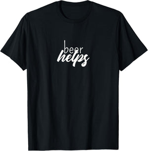 Beer Helps T-Shirt - T-Shirt | Black