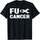 Fu Cancer T Shirt - Fuck Lung Cancer Awareness T-Shirt - T-Shirt | Black