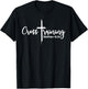 Cross training bible verse jesus faith religious christian T-Shirt - T-Shirt | Black