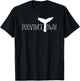 Provincetown Massachusetts Whale Tail Coastal Whale Watching T-Shirt - T-Shirt | Black