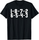 V8 Engine 1-8-7-2-6-5-4-3 Fire Order T-Shirt - T-Shirt | Black