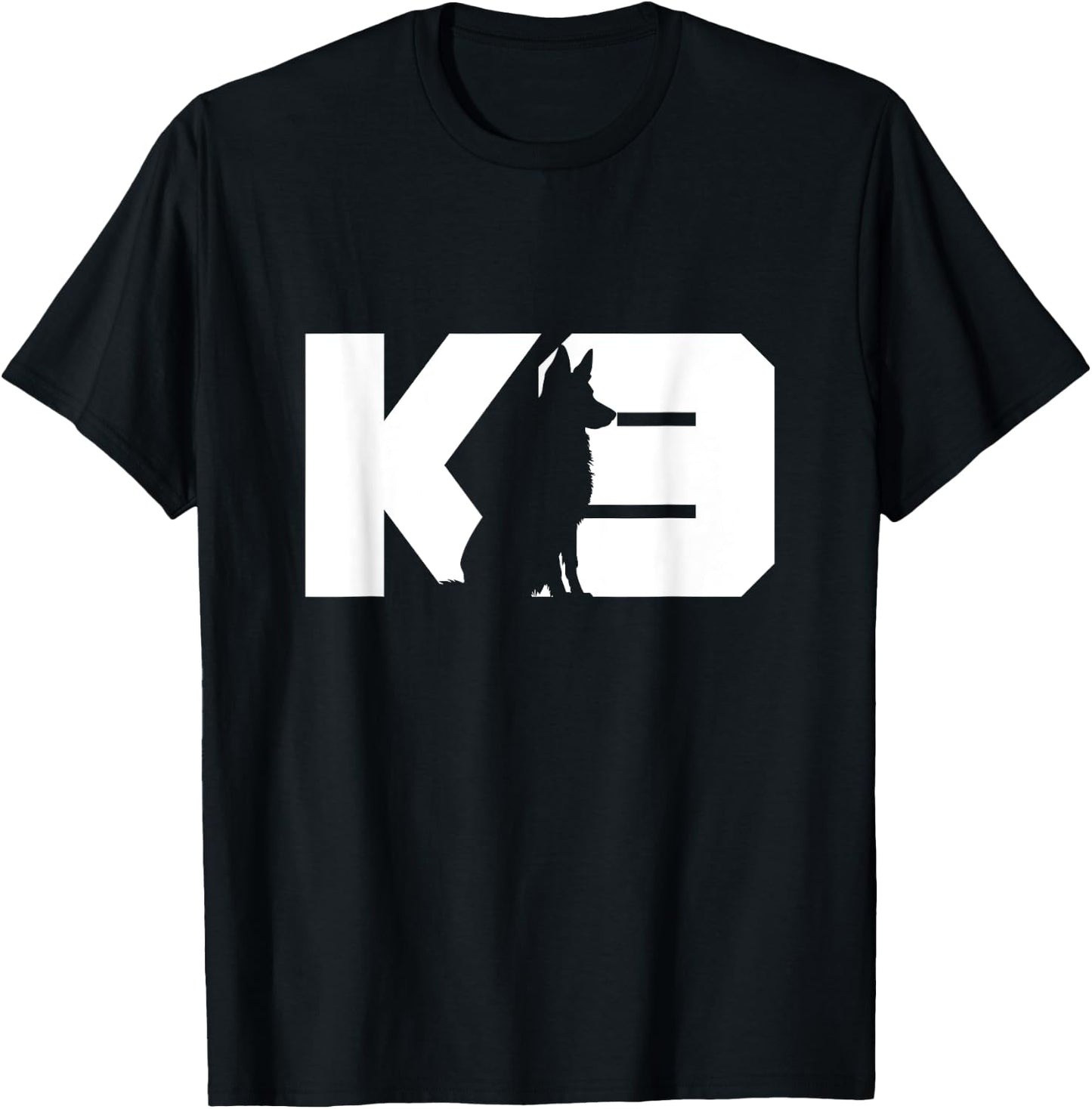 K9 Police Dog Silhouette K9 Handler Police Dog Trainer Women T-Shirt - T-Shirt | Black