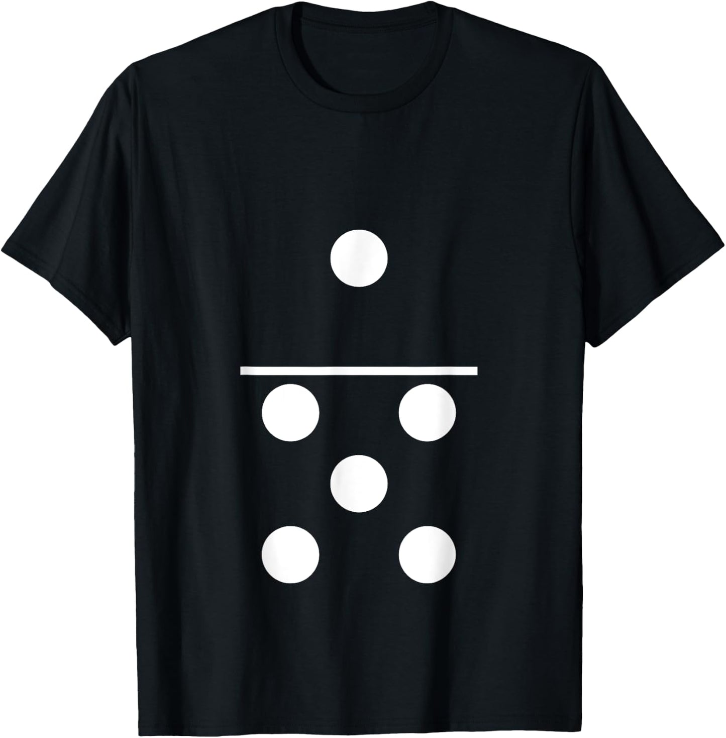 Domino Game 1 5 Matching Halloween Group Costume T-Shirt - T-Shirt | Black