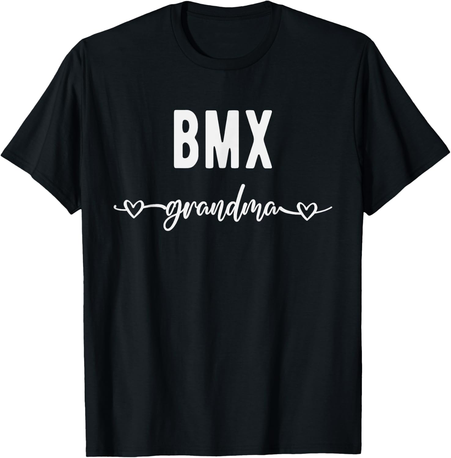 BMX Grandma Funny Cyclist Biker Grandmother Gift T-Shirt - T-Shirt | Black