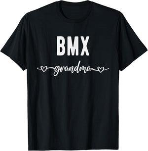 BMX Grandma Funny Cyclist Biker Grandmother Gift T-Shirt - T-Shirt | Black