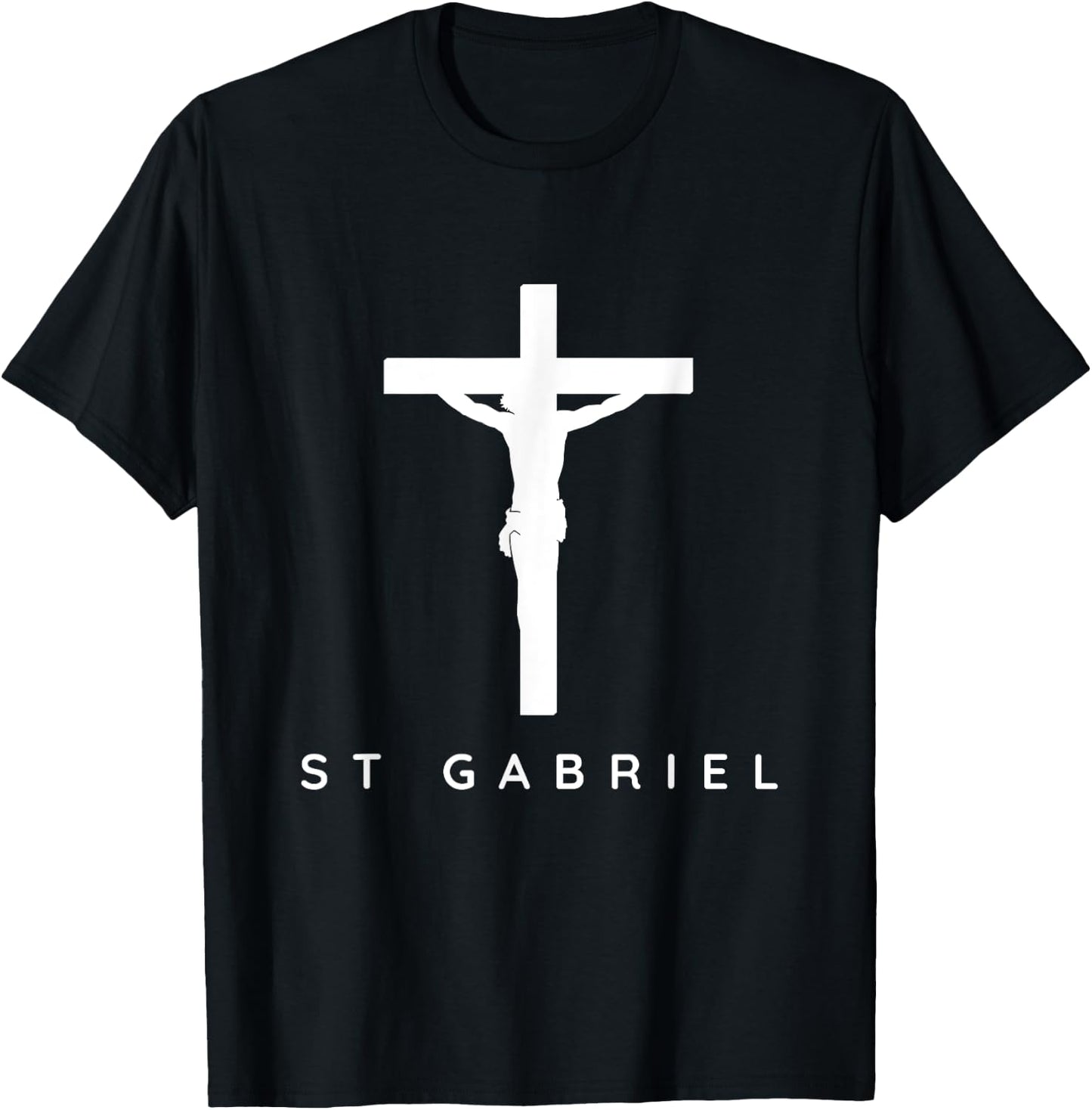 Saint Gabriel the Archangel Traditional Catholic Prayer T-Shirt - T-Shirt | Black