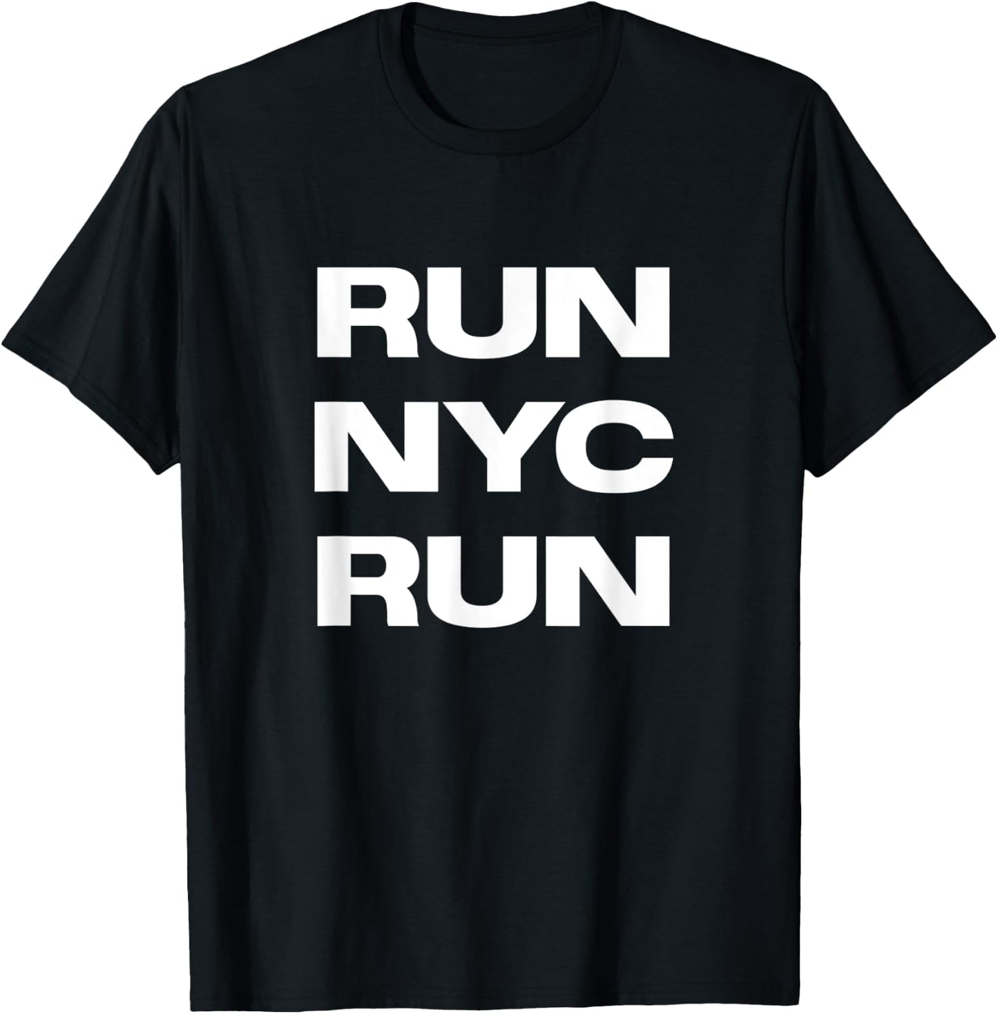 Run NYC Run Running T-Shirt - T-Shirt | Black