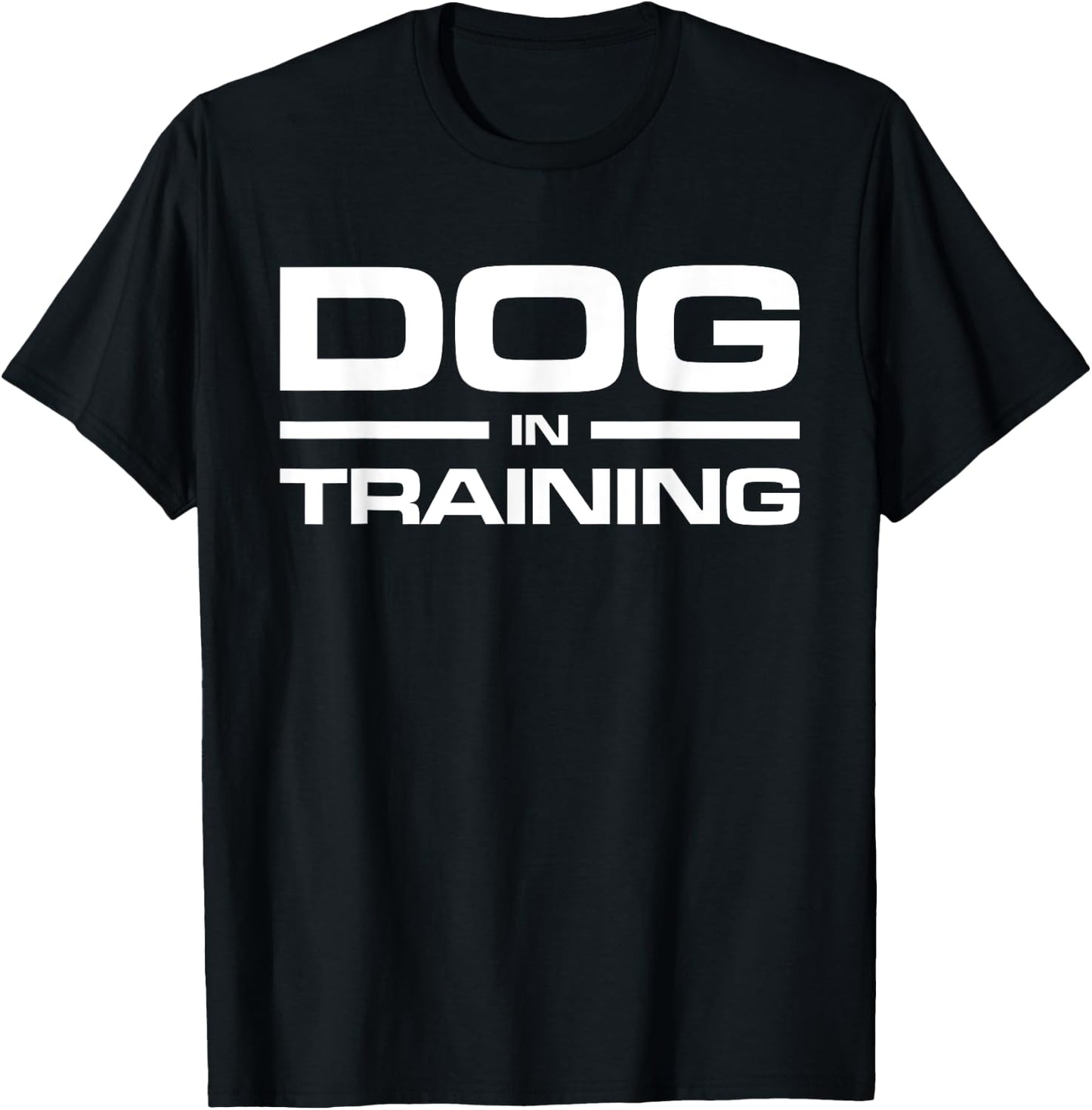 Dog in Training T-Shirt - T-Shirt | Black