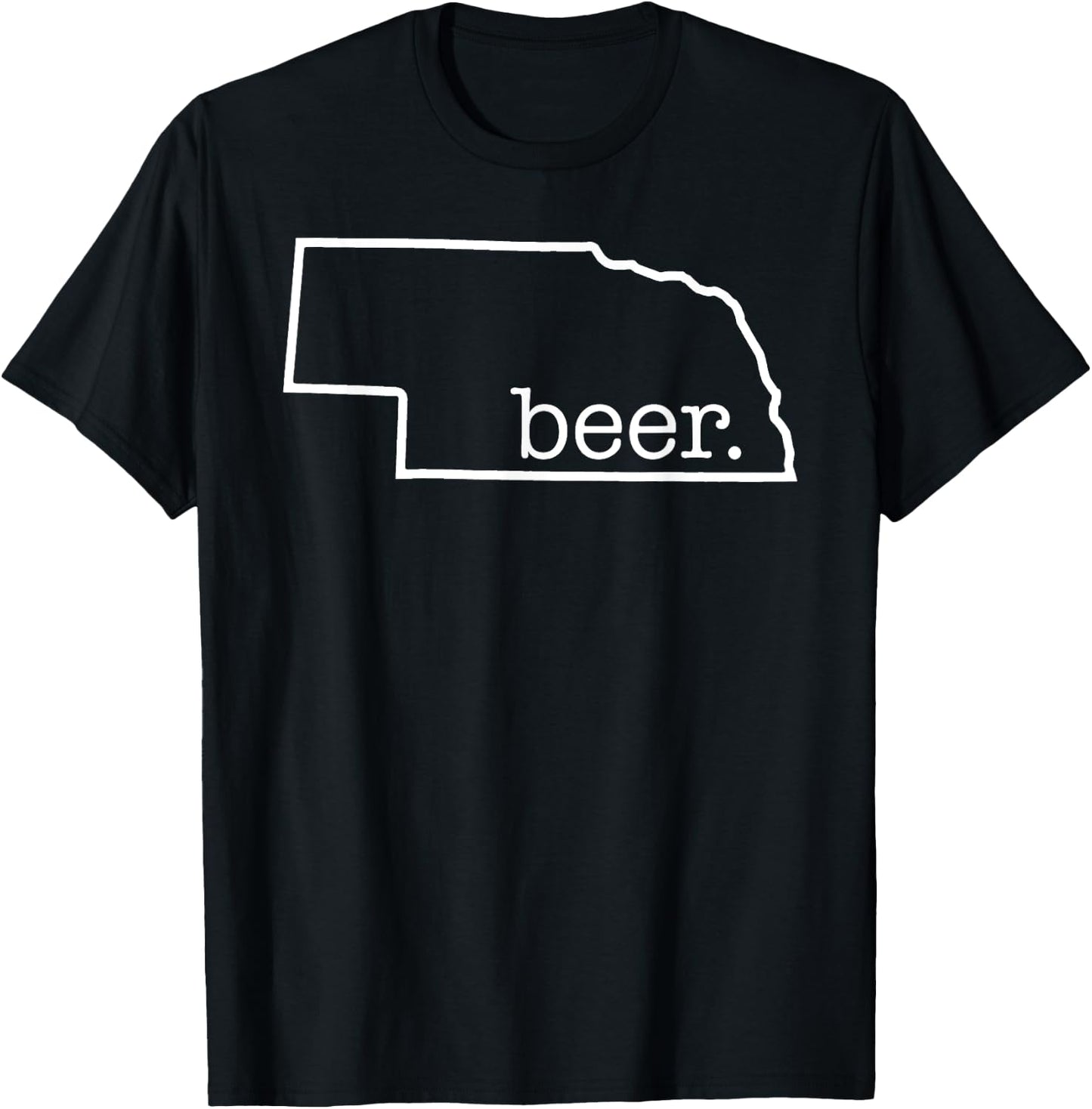 Craft Beer Lover Nebraska Beer State Of Nebraska Men Women T-Shirt - T-Shirt | Black
