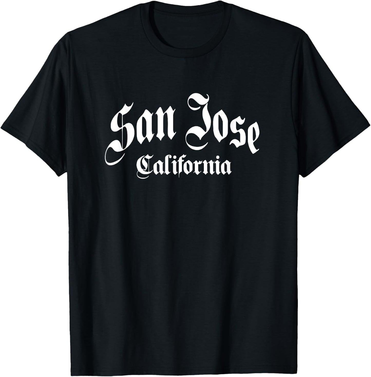 San Jose - California - Old School Design - Classic T-Shirt - T-Shirt | Black