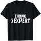 Golf Golfing Terminology Chunk Shot Swing Expert T-Shirt - T-Shirt | Black