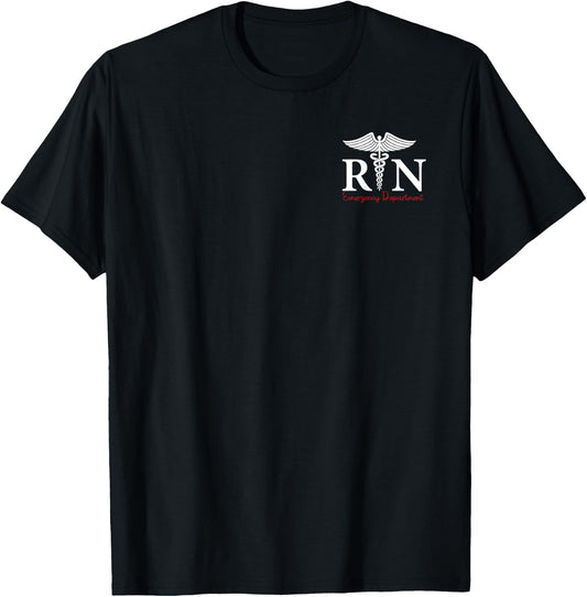 ER Nurse Emergency Department Registered Nurses Week T-Shirt - T-Shirt | Black