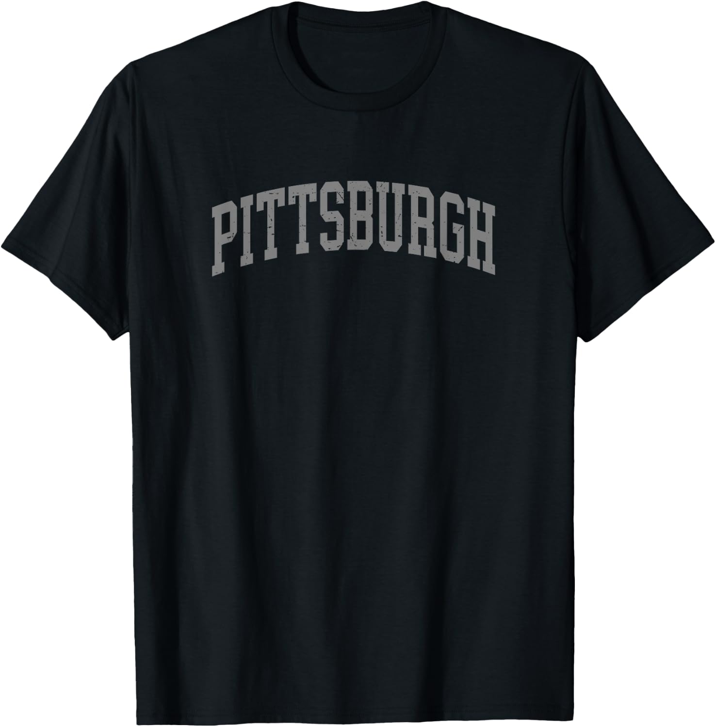 Pittsburgh Souvenir Retro Preppy Throwback T-Shirt - T-Shirt | Black