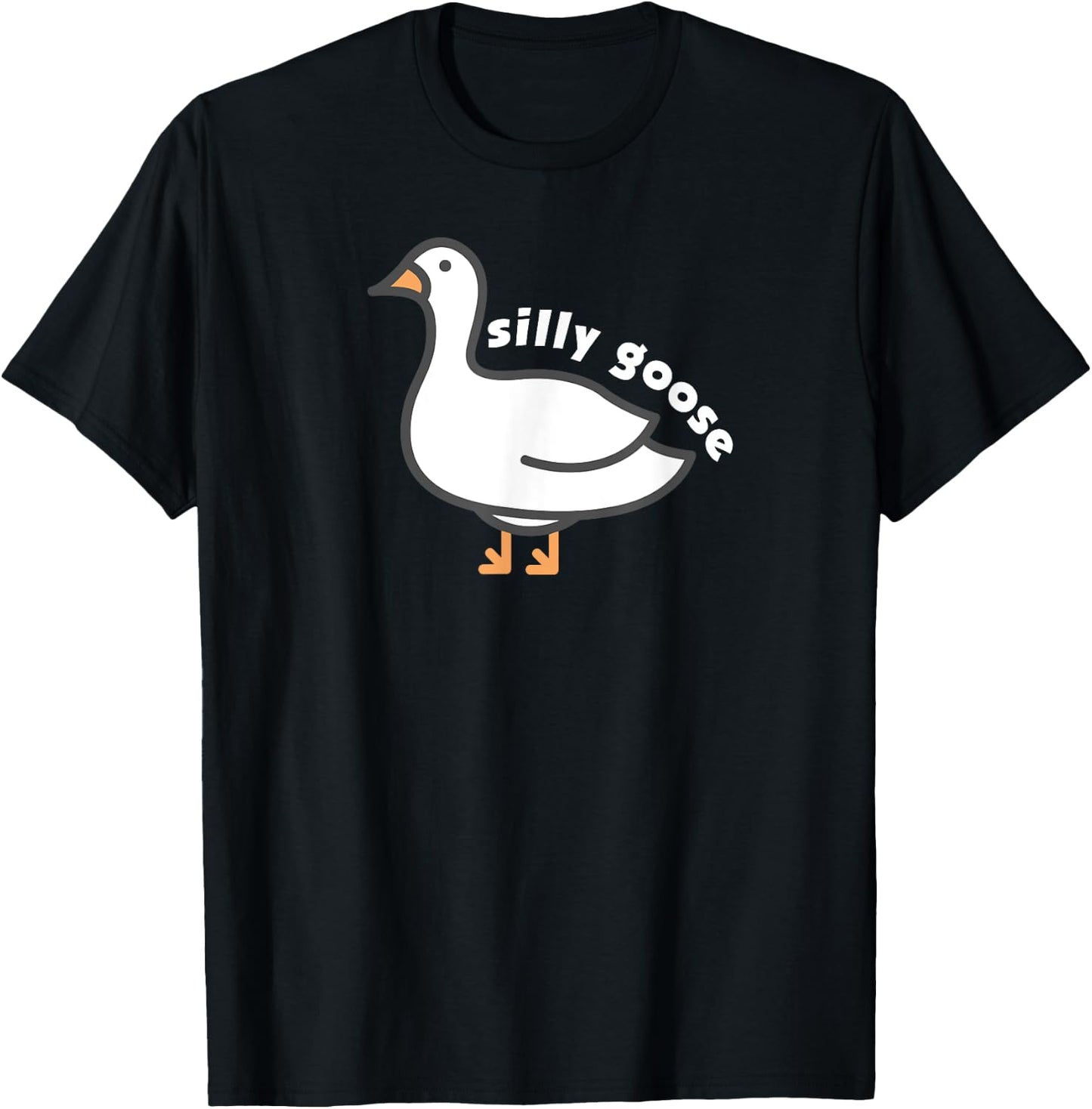 Silly Goose university funny meme joke apparel Trendy jumper T-Shirt - T-Shirt | Black