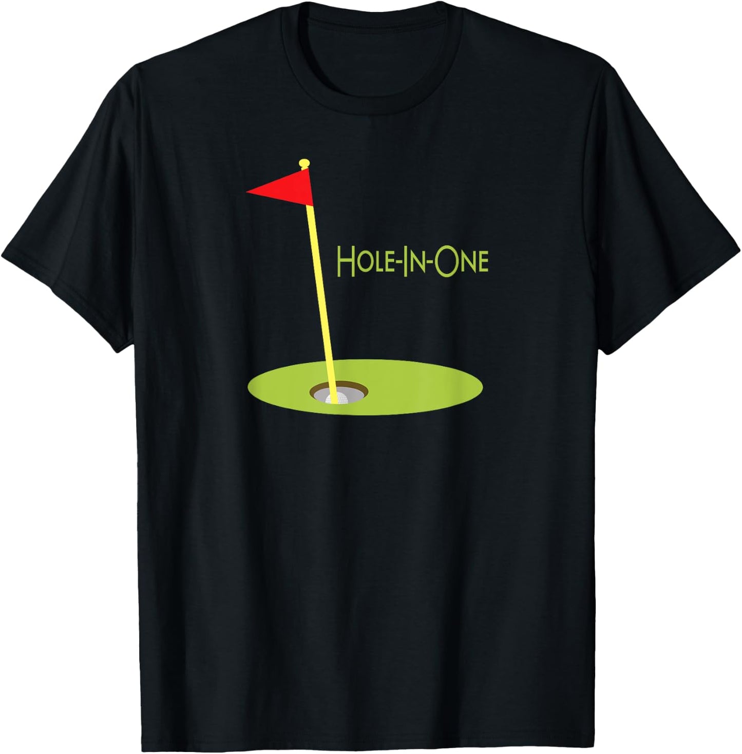 Hole in One Golf Hole in One T-Shirt - T-Shirt | Black