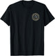 Los Angeles California CA Retro Surfer Beach Front & Back Women T-Shirt - T-Shirt | Black