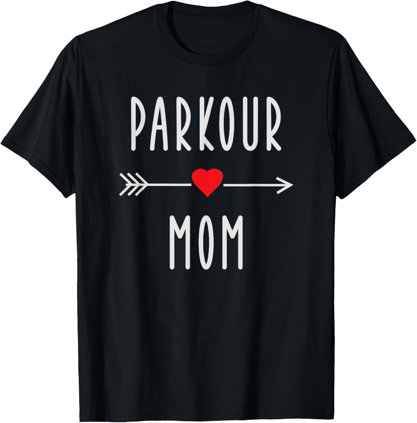 Parkour Mom Funny Freerunning Mom Gift Runner Running Mama T-Shirt - T-Shirt | Black
