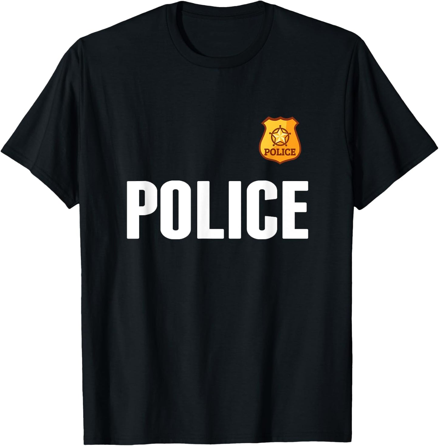 Cop Policeman Officer Costume Boys Kids T-Shirt - T-Shirt | Black