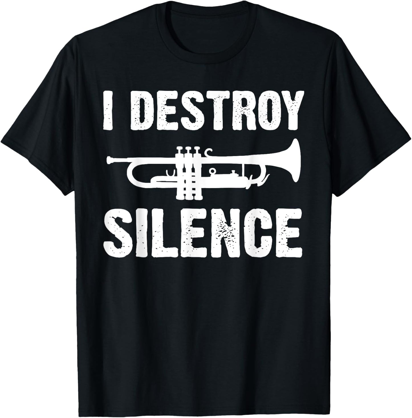 Funny Trumpet Player Art Women Trumpeter Orchestra T-Shirt - T-Shirt | Black