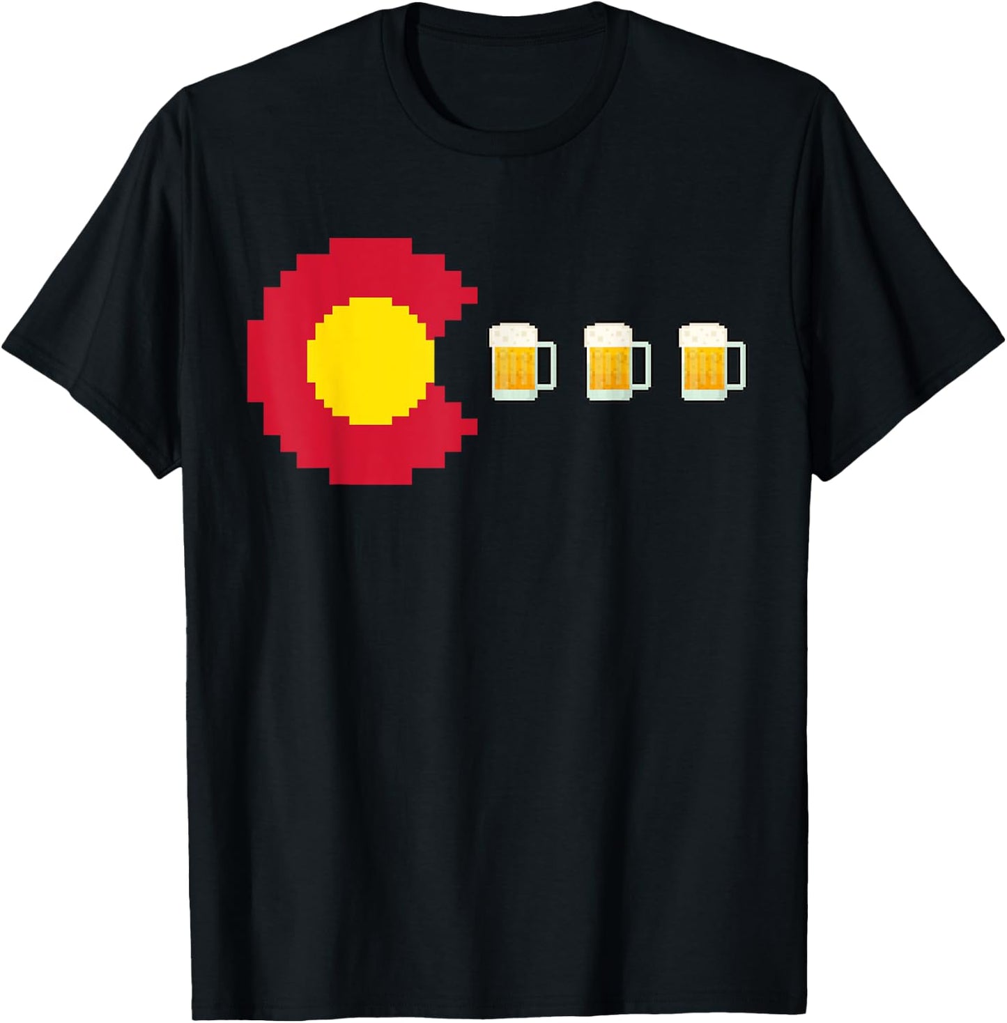 Funny Colorado Beer Brewery T-Shirt - T-Shirt | Black