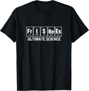 Ultimate Frisbee Player Team Frisbees Ultimate Science T-Shirt - T-Shirt | Black