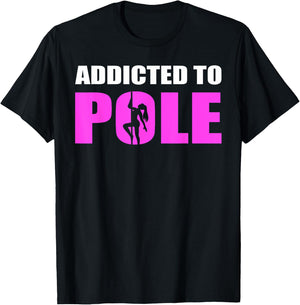 Funny Pole Dancer T-Shirt - T-Shirt | Black