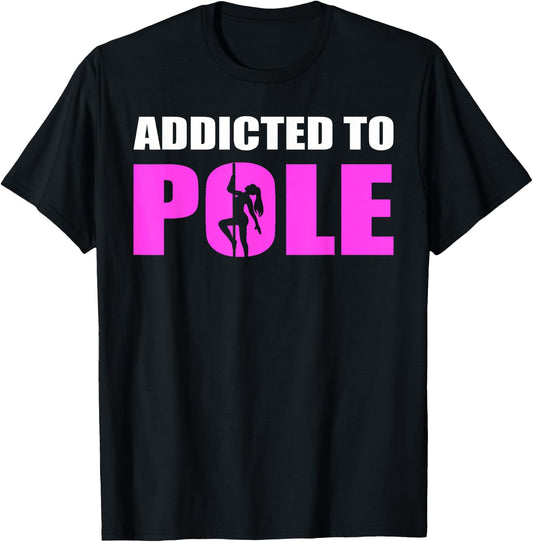 Funny Pole Dancer T-Shirt - T-Shirt | Black