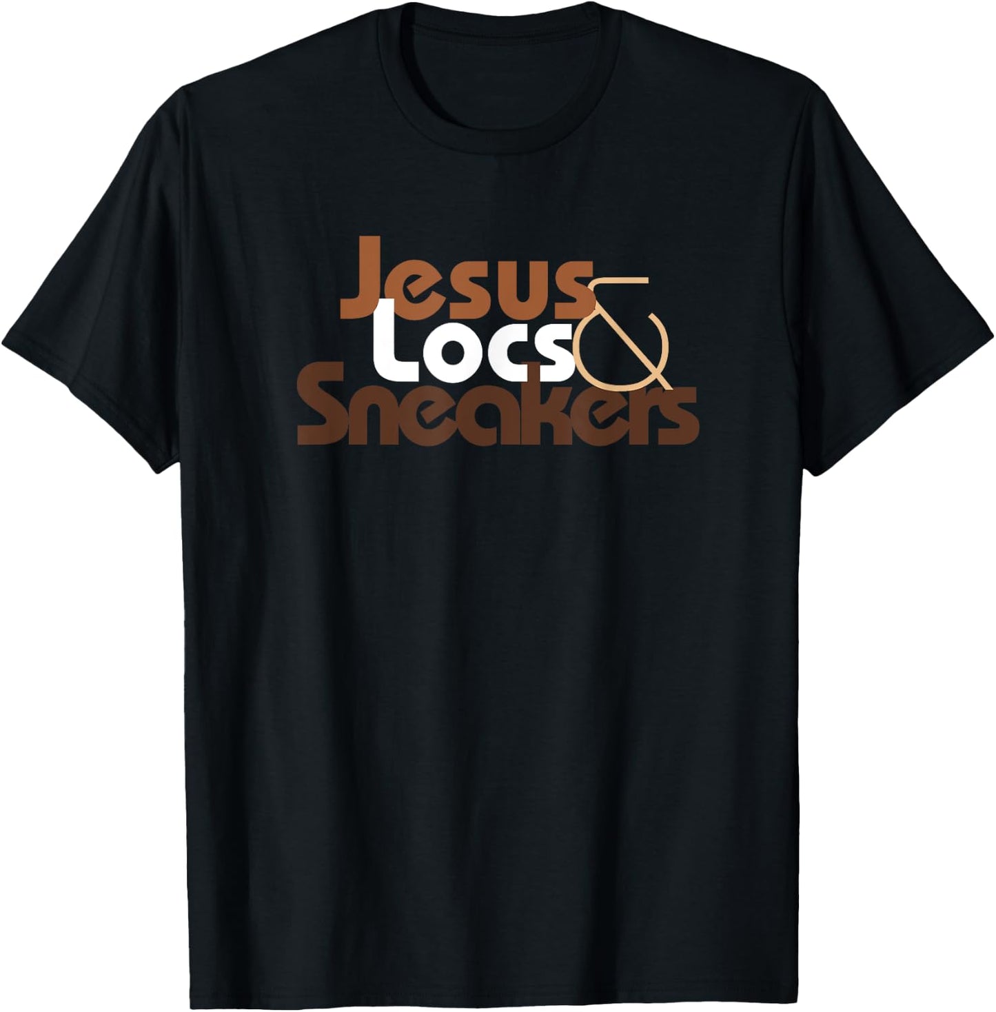 Jesus Locs and Sneakers Melanin T-Shirt - T-Shirt | Black