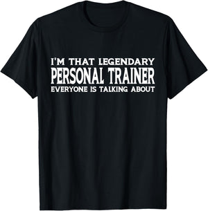 Personal Trainer Job Title Employee Funny Personal Trainer T-Shirt - T-Shirt | Black