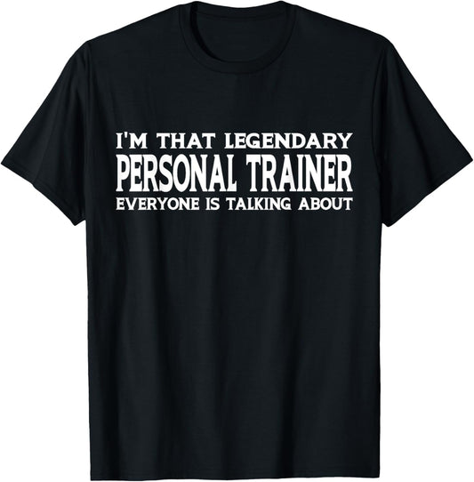 Personal Trainer Job Title Employee Funny Personal Trainer T-Shirt - T-Shirt | Black