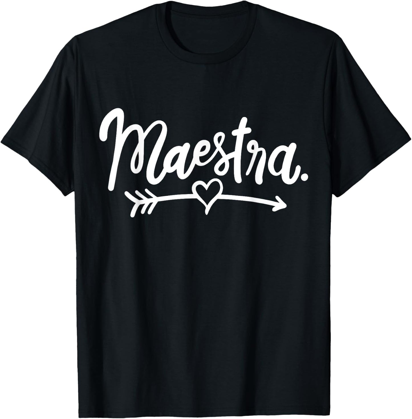 Maestra Spanish Teacher Meastra Women Girls Kids T-Shirt - T-Shirt | Black