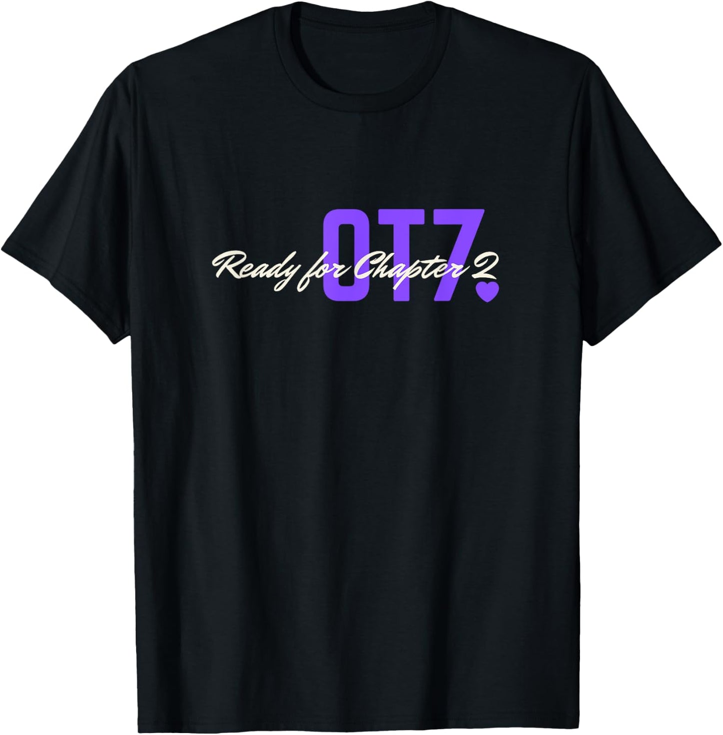 OT7 Chapter 2 Kpop Idol Purple Group Fan Army Youth T-Shirt - T-Shirt | Black