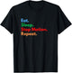 Eat Sleep Stop Motion Repeat for Stop Motion Movie Lovers T-Shirt - T-Shirt | Black