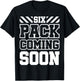 Six Pack Coming Soon T-Shirt - T-Shirt | Black