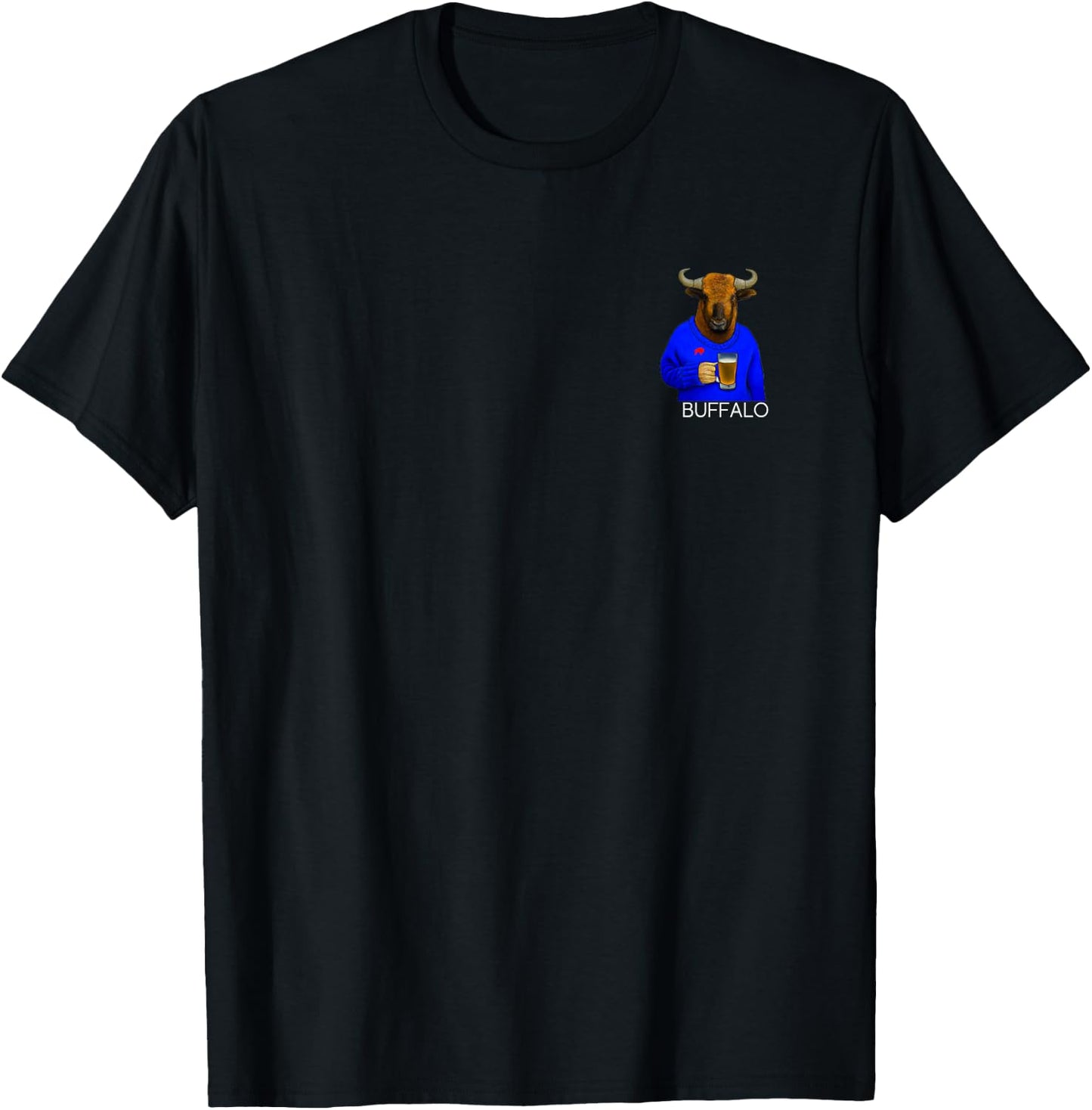 Buffalo, NY Pride, Buffalo NY Culture, Buffalo Beer Lover T-Shirt - T-Shirt | Black