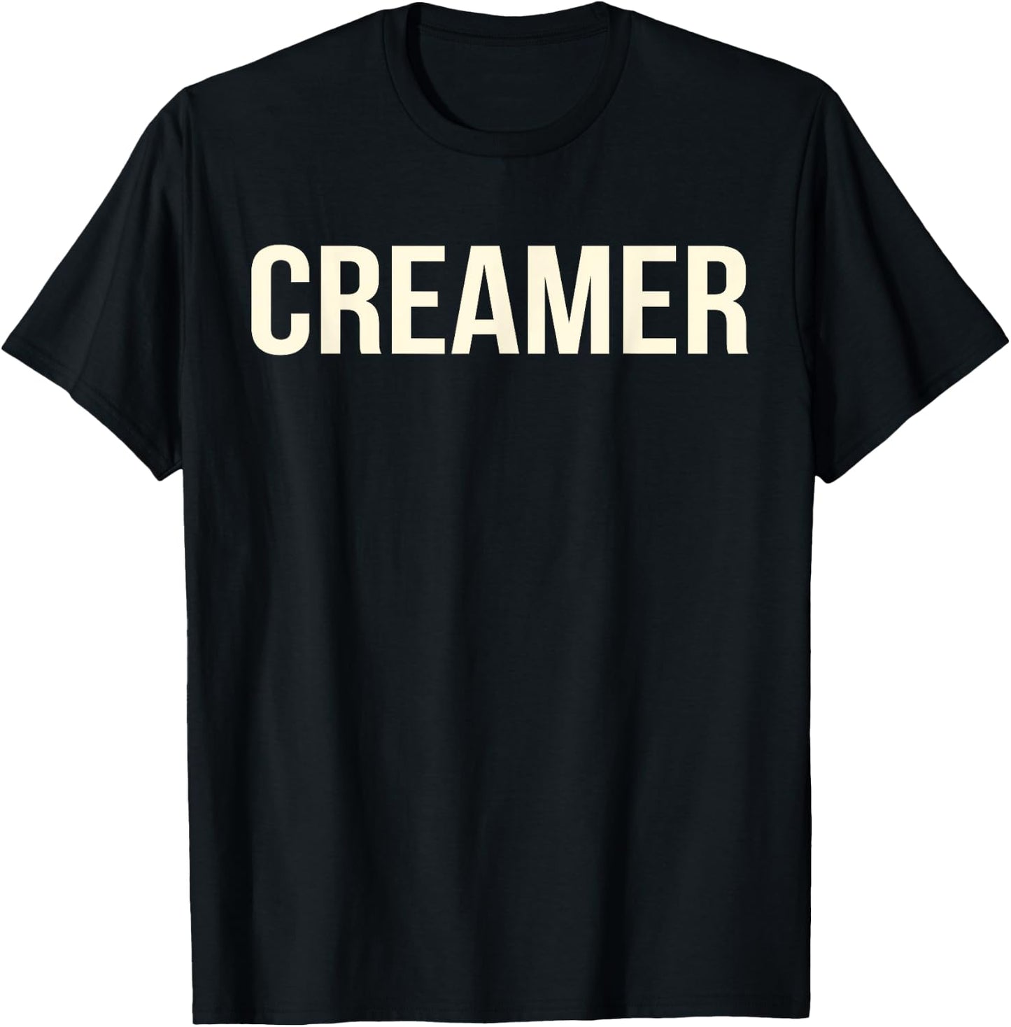 Creamer Coffee Lovers Matching Group Costumes T-Shirt - T-Shirt | Black